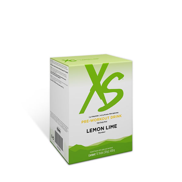 PreWorkout Drink Lemon Lime XS™ PreWorkout Powder