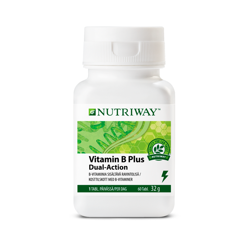 Komplex med 8 essentiella B-vitaminer | Nutriway™ Vitamin B Plus