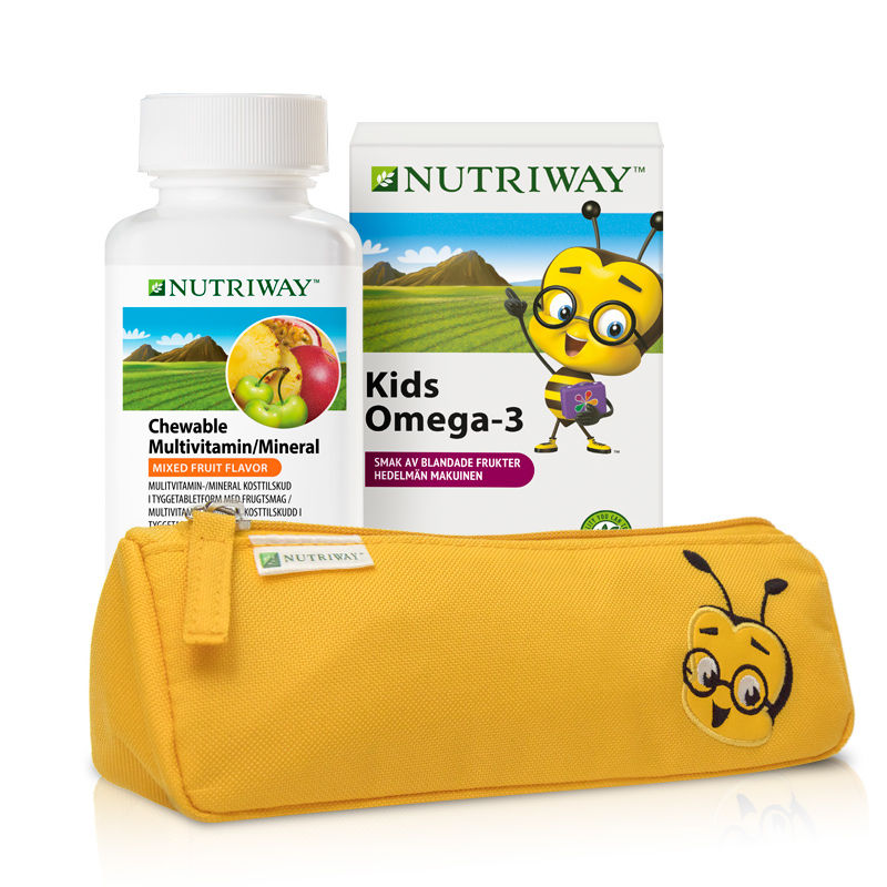 Køb NUTRIWAY™ Kids Bundle, der består af NUTRIWAY Chewable Multivitamin