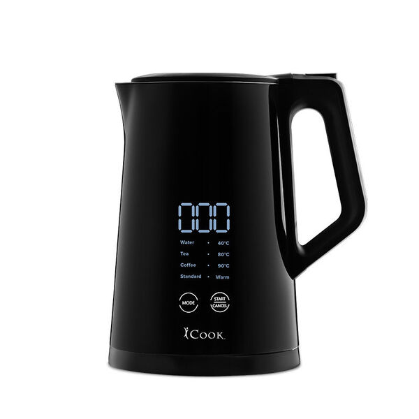 Embassy chemicals light bulb iCook™ Electric Kettle with digital touch temperature control