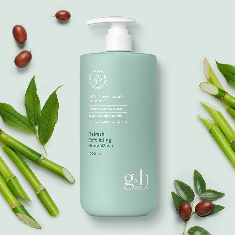 Refresh Exfoliating Body Wash g&h GOODNESS & HEALTH™